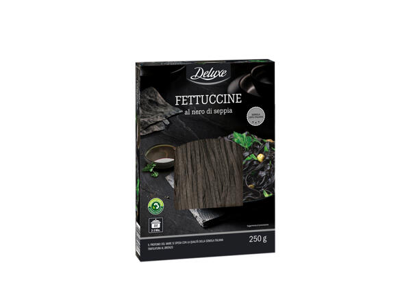 Fettuccine with Black Squid Ink