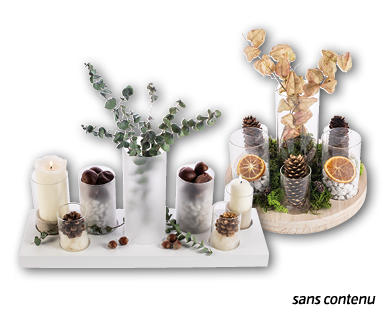 Plateau décoratif de vases