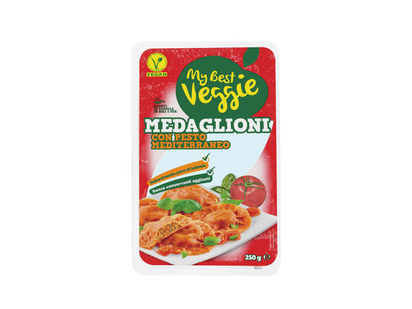 Medallions with Mediterranean Pesto