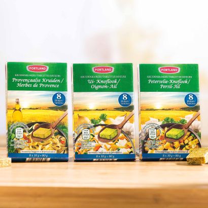 Cubes aux herbes