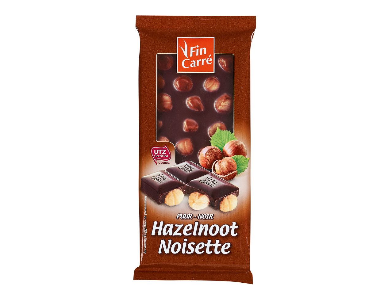 Zartbitterschokolade mit ganzen Haselnüssen