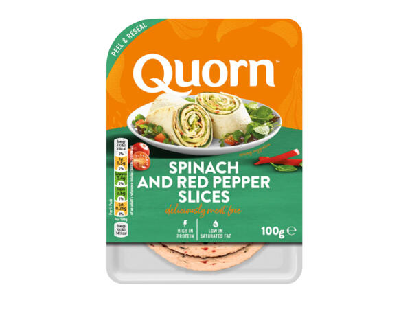 Quorn Spinach & Pepper Slices