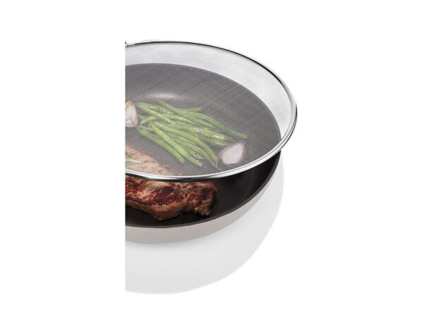Ernesto Stainless Steel Splatter Guard/​Steamer Basket/​Funnel
