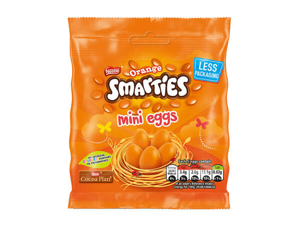 Nestlé Orange Smarties Mini Eggs 