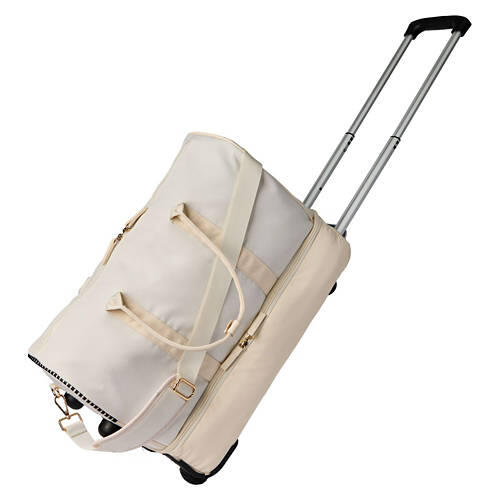 Rolling Duffle Bag, Beige