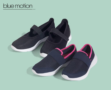 BLUE MOTION Damen-Sommerschuh Strickoptik
