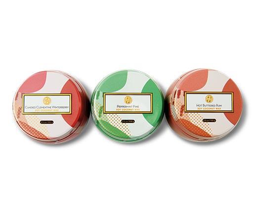 Huntington Home 
 3 Pack Mini Candle Tins