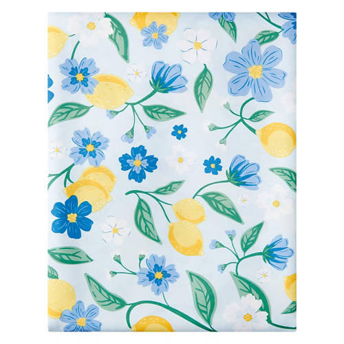 60" x 102" Indoor/Outdoor Tablecloth, Lemons