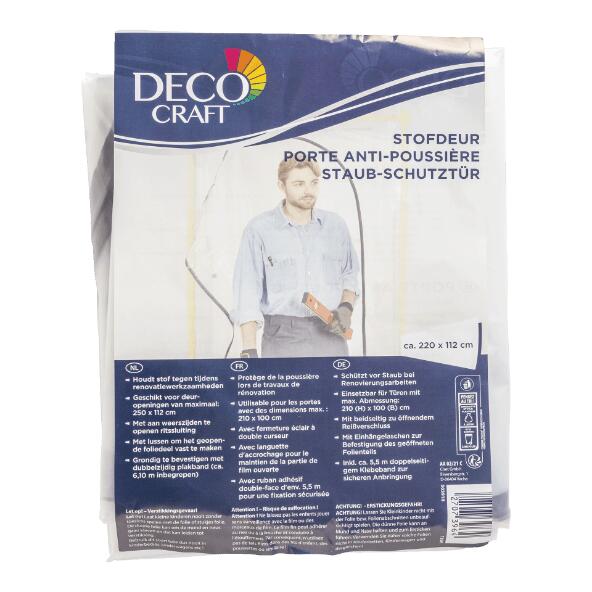 DECO CRAFT(R) 				Beschermdeur tegen stof