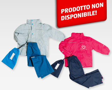 Completo per la pioggia per bambini KIDZ ALIVE