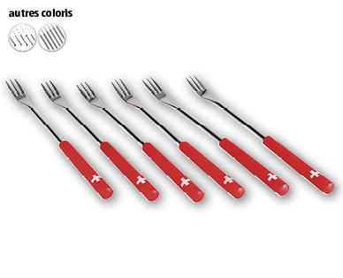 CROFTON(R) Lot de fourchettes à fondue, 6 pièces