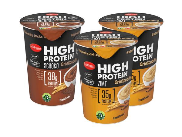 High Protein Grießpudding