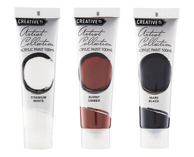 Acrylic Artist Paint Tubes 100ml