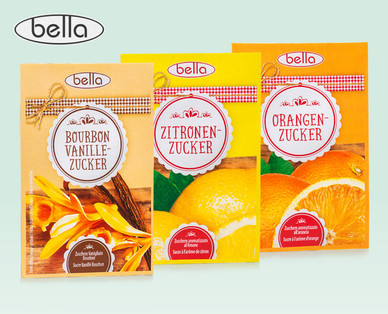 BELLA Bourbon-Vanille-/ Zitronen-/ Orangenzucker