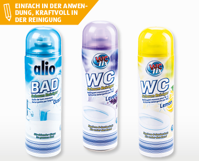 ALIO/WC FIX Schaumreiniger für Bad und WC