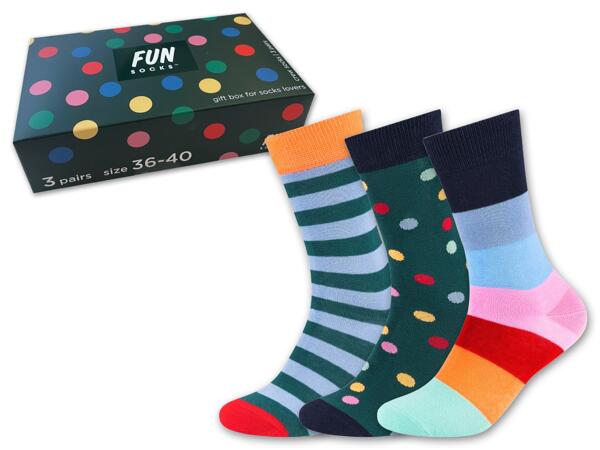 Damen/​Herren Socken, 3 Paar