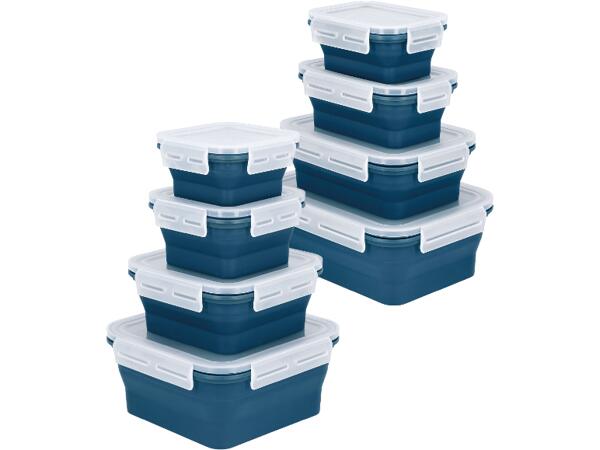 Vikbara matlådor, 4-pack