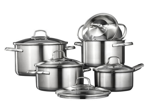 Stainless Steel Pan Set
