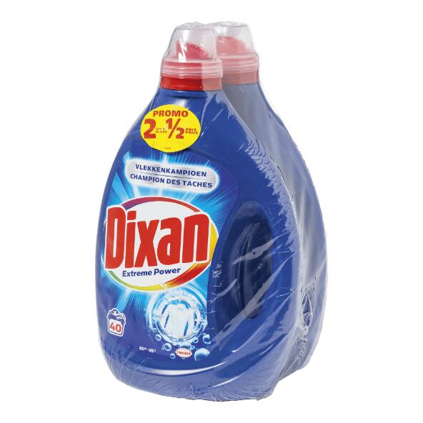 DIXAN(R) 				Vloeibaar wasmiddel Extreme Power, 2 st.