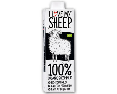 Lait de brebis bio UHT I LOVE MY SHEEP