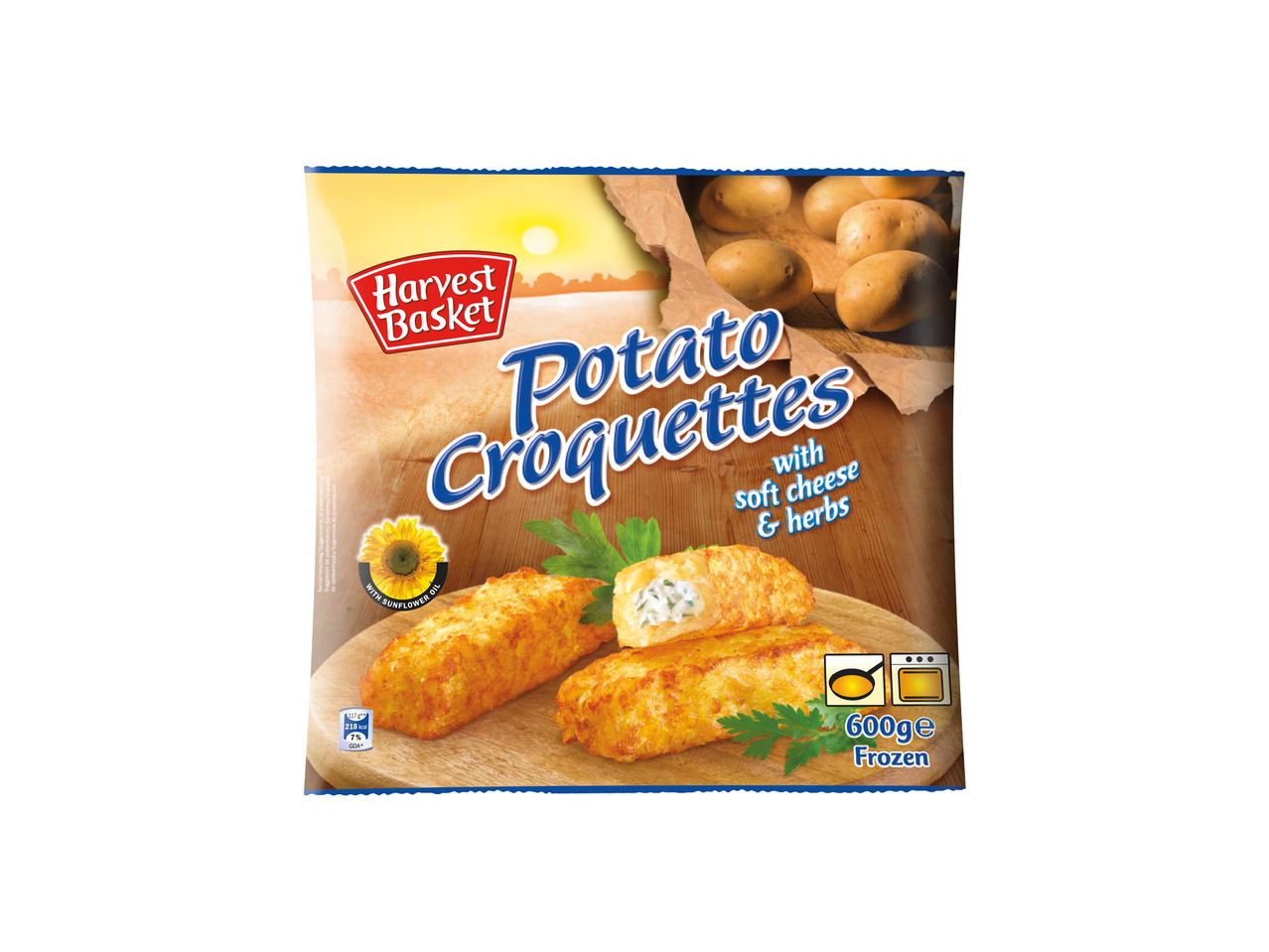 HARVEST BASKET Kartoffelkroketter med fyld