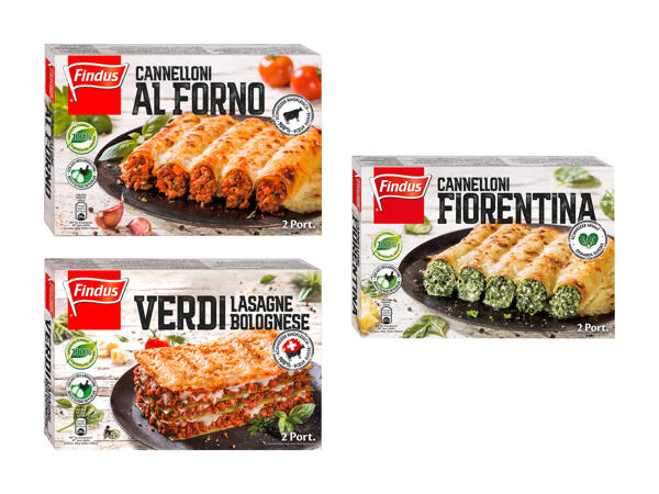 Findus Lasagne/Cannelloni