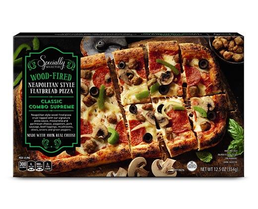 Specially Selected 
 Wood-Fired Combo or BBQ Chicken Flatbread