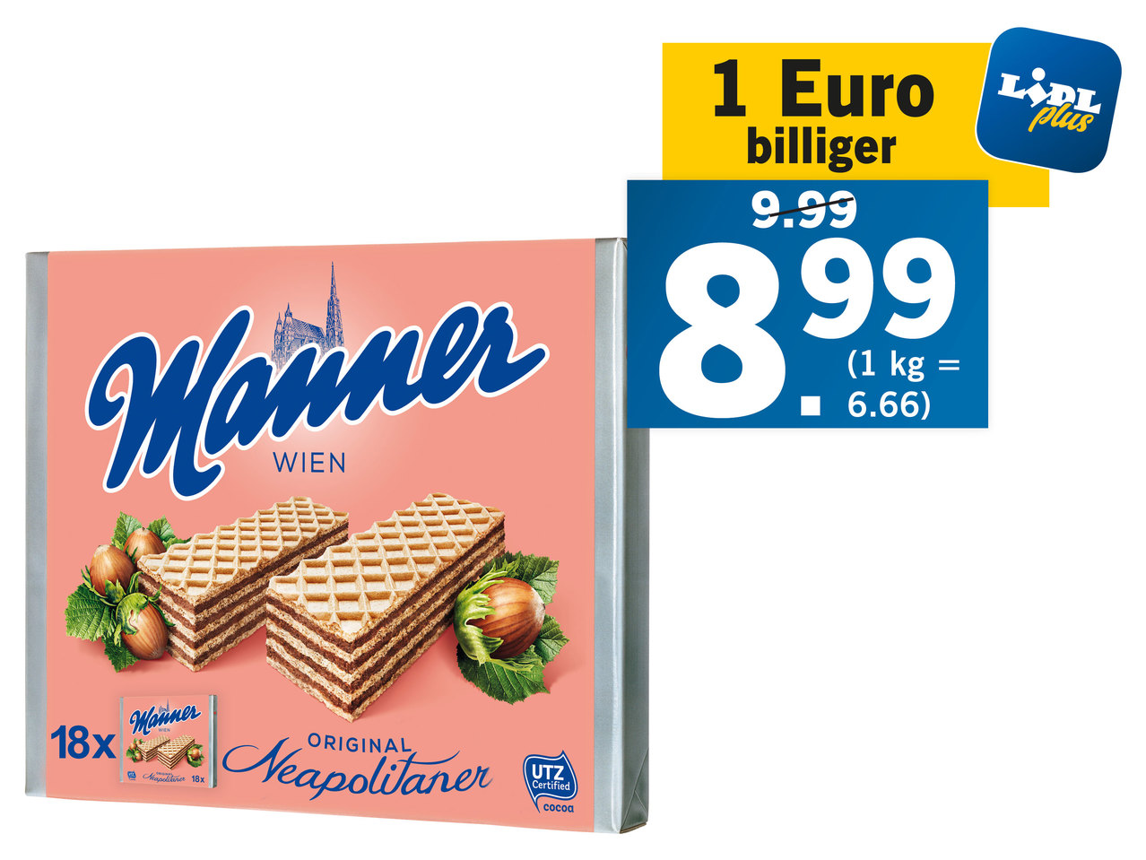 MANNER Neapolitaner Schnitten Großpackung