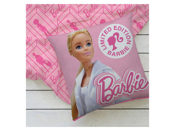 Barbie Dětská deka s polštářem, 100 x 150 cm, 35 x 35 cm