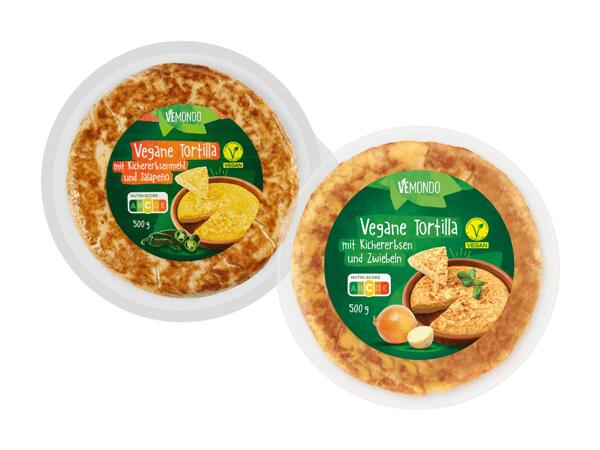Pflanzliche Tortilla