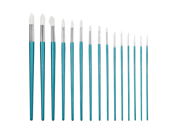 Set pennelli rotondi, 15 pezzi