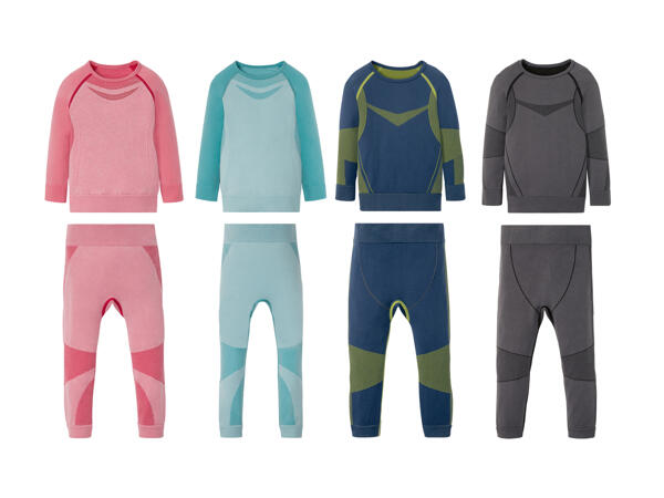 Sous-vêtements de ski pour jeune enfant, 2 pièces
