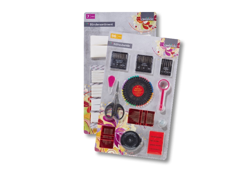Assortiment de rubans/ accessoires de couture