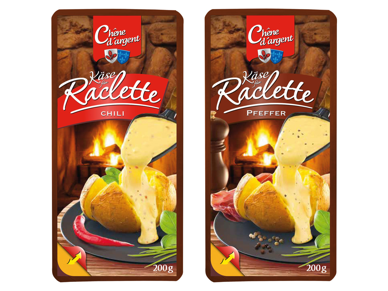 CHÊNE D‘ ARGENT Raclette-Käse in Scheiben