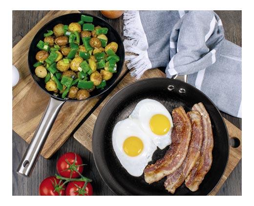 Crofton 
 Lightweight Cast Iron Fry Pans