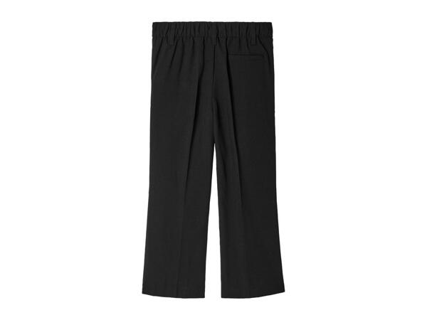 Boys' Black Regular Fit School Trousers