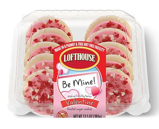 Lofthouse Valentine's Frosted Sugar Cookies