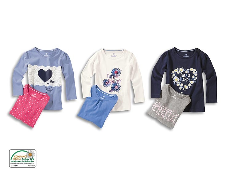 Tee-shirts à manches longues, lot de 2