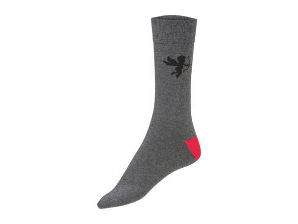 Livergy Men's Valentine's Socks Gift Set - 3 pairs