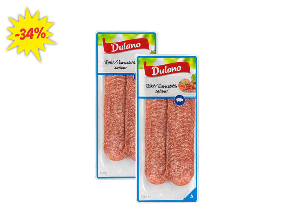 Skivad ädelsalami