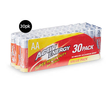 Super Heavy Duty Batteries 30PK