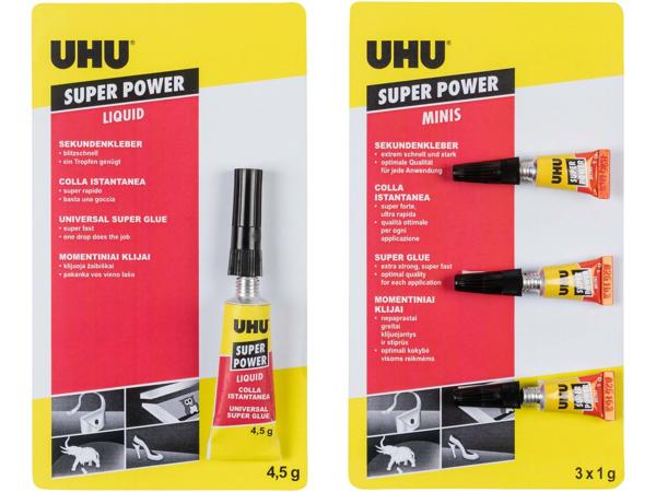 Universal Super Glue, 3x1g or Super Glue 4.5g
