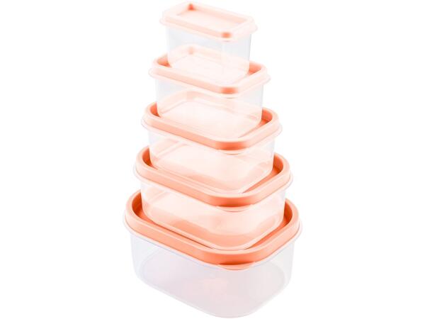 Food storage container set, 5 pieces