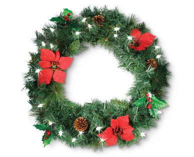 Huntington Home 24" Pre-Lit Wreath