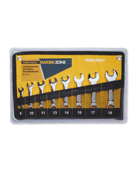 8-Piece Stubby Spanner Set