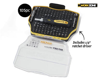 Ratchet and Bit Set 105pc