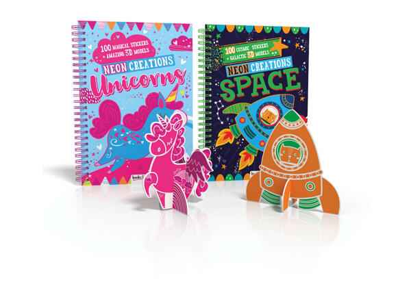 Bookoli Scratch Art, Foil Art or Neon Creations Book