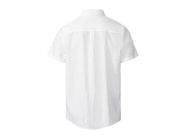 Livergy Men's Seersucker Short- Sleeve Shirt