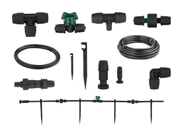 Set d'irrigation goutte à goutte, 80 pièces