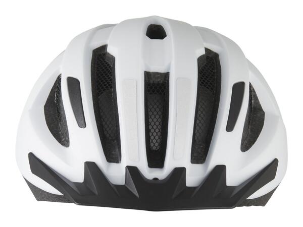 CRIVIT Adult's Cycle Helmet with Rear Light - White